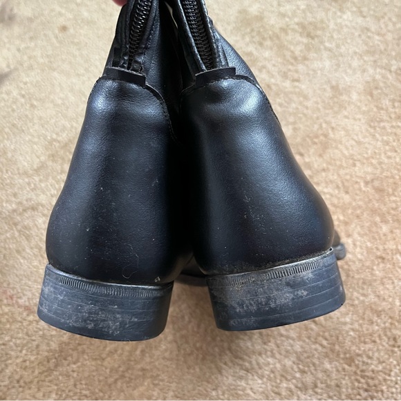 Women's Equestrian Horse Riding Boots Zip Black Lace Up Size US 7.5 European 38 - Picture 9 of 15